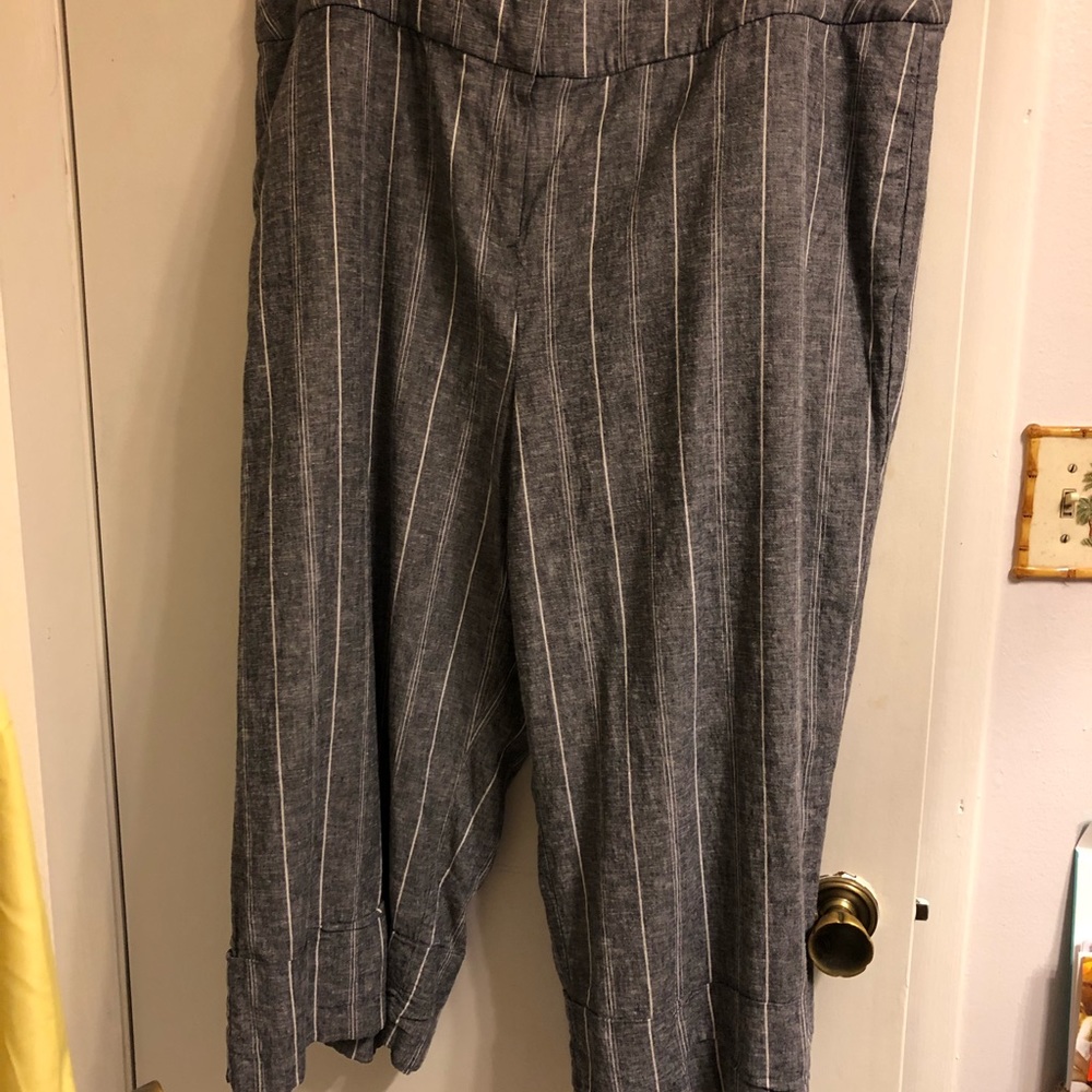 Lane Bryant Wide-Leg Linen Pants